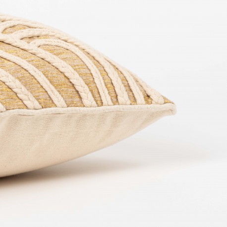 Cuscino quadrato cotone Dune 45x45 - federa + imbottitura