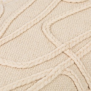 Cuscino quadrato cotone Nerdana 45x45 - federa + imbottitura 2