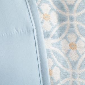 Copriletto jacquard ciniglia Marieta indaco - 120gr 2