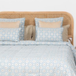 Copriletto jacquard ciniglia Marieta indaco - 120gr Copriletto jacquard ciniglia Marieta indaco - 120gr