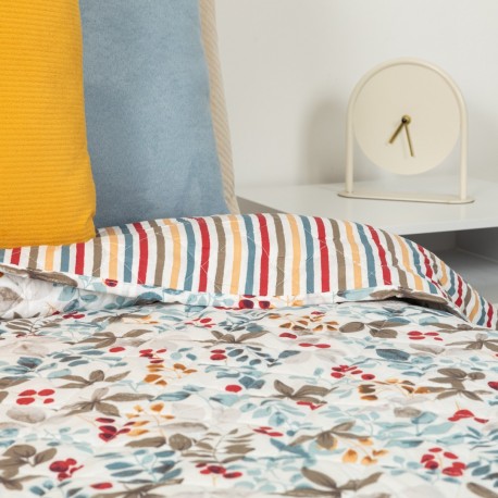 Copriletto bouti Viena indaco