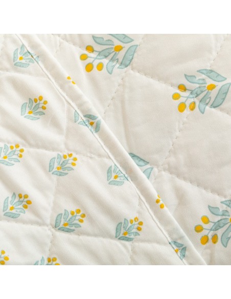 Copriletto bouti Spring verde tiffany