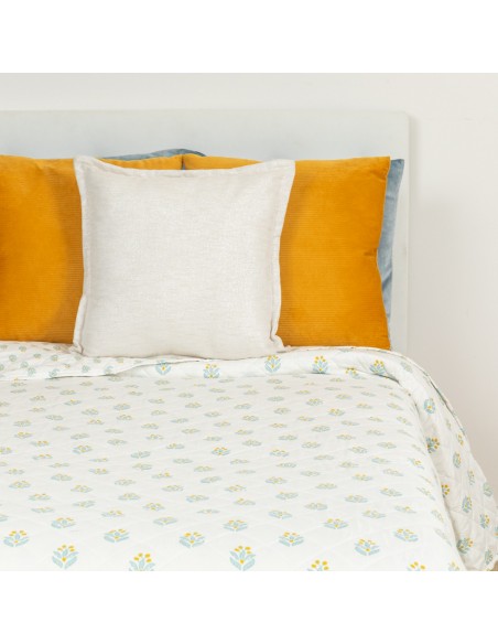 Copriletto bouti Spring verde tiffany