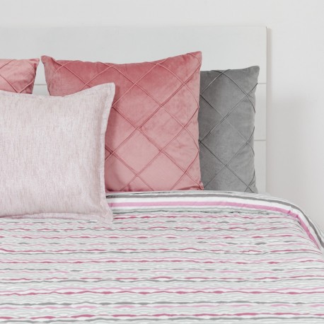 Copriletto bouti Raya Recadero malva