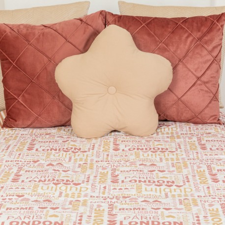 Copriletto bouti Paris marsala