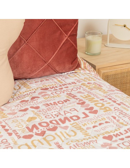 Copriletto bouti Paris marsala