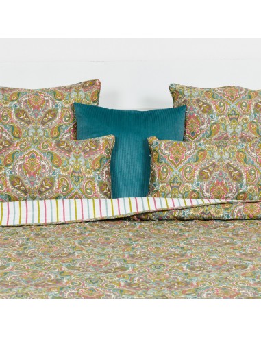 Copriletto bouti Mariya verde