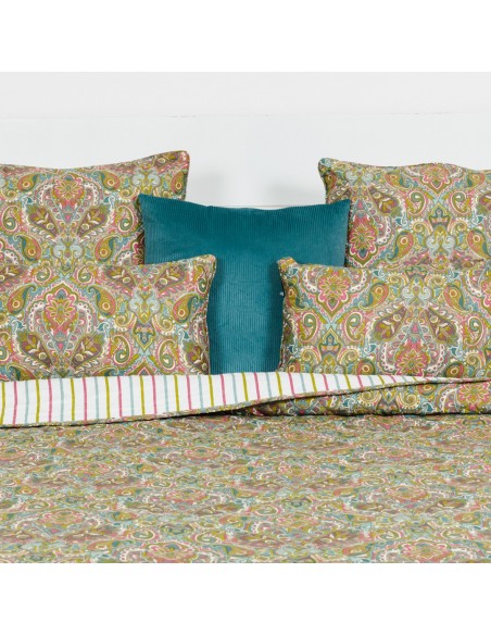 Copriletto bouti Mariya verde