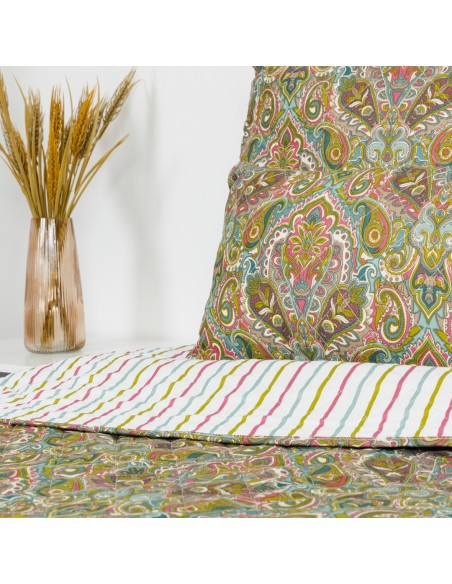 Copriletto bouti Mariya verde