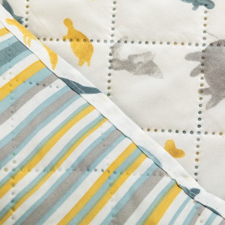 Copriletto bouti Jimmy indaco