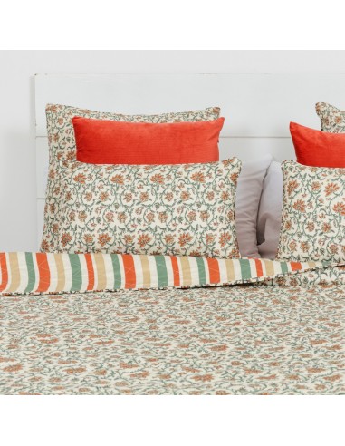 Copriletto bouti Isabel rame