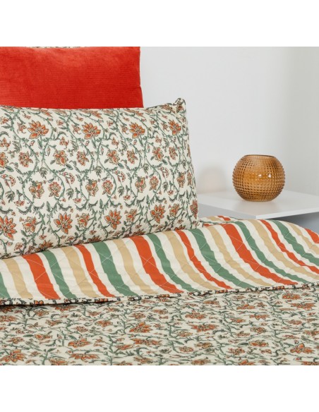 Copriletto bouti Isabel rame