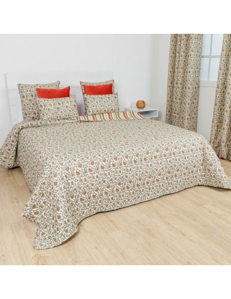 Copriletto bouti Isabel rame