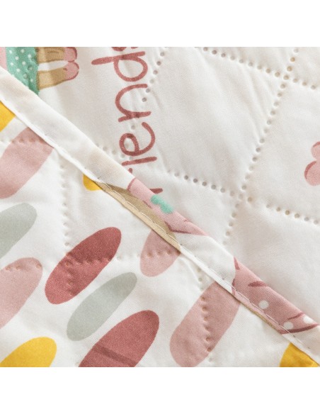 Copriletto bouti Friends rosa