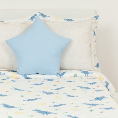 Copriletto bouti Dinosaurus indaco