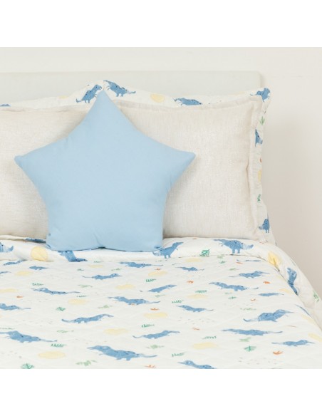 Copriletto bouti Dinosaurus indaco