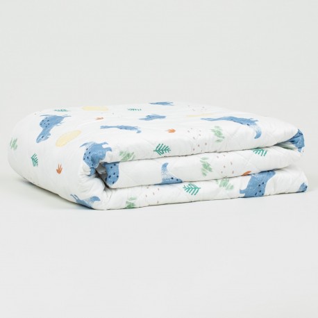 Copriletto bouti Dinosaurus indaco