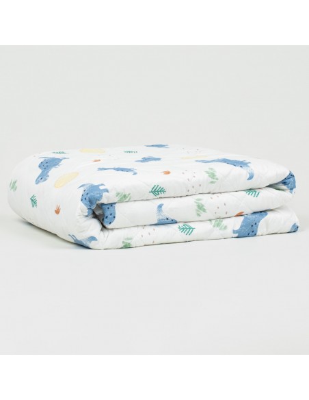 Copriletto bouti Dinosaurus indaco