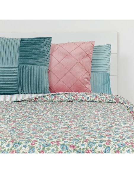 Copriletto bouti Belinda verde tiffany