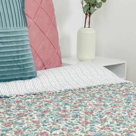 Copriletto bouti Belinda verde tiffany