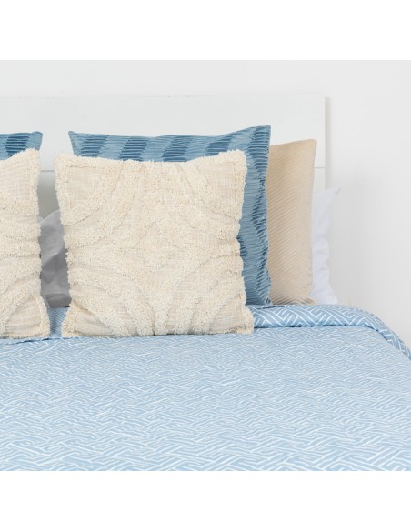 Copriletto bouti Abel indaco