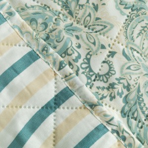 Copriletto bouti Ninfa verde 2