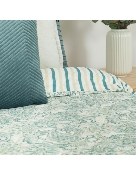 Copriletto bouti Ninfa verde