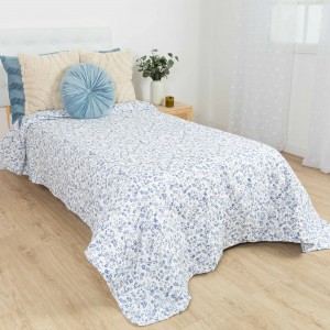 Copriletto bouti Cayetana blu new