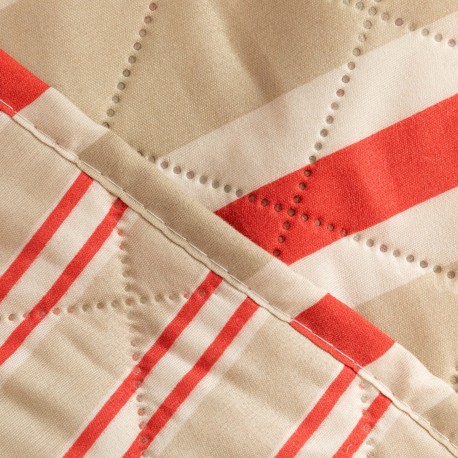 Copriletto bouti Luton rame