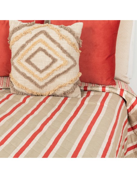 Copriletto bouti Luton rame