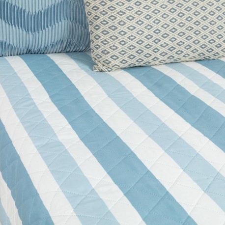 Copriletto bouti Raya Calcuta indaco