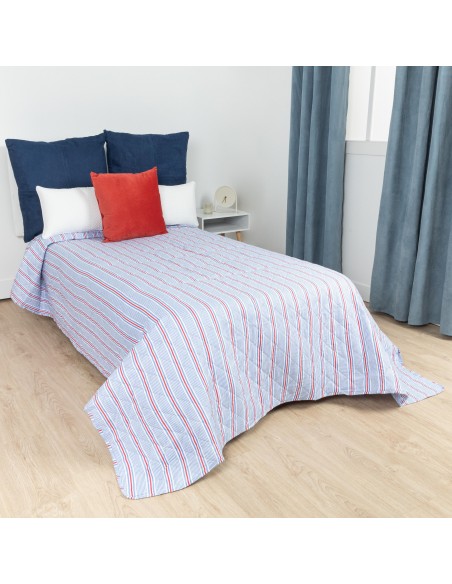 Copriletto bouti Raya Fermin blu