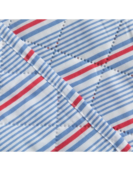 Copriletto bouti Raya Fermin blu