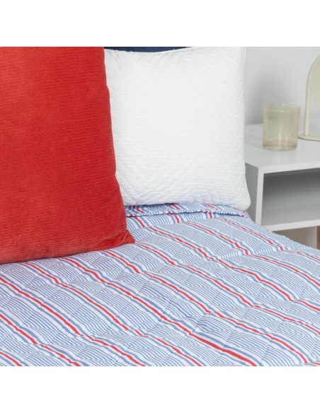 Copriletto bouti Raya Fermin blu