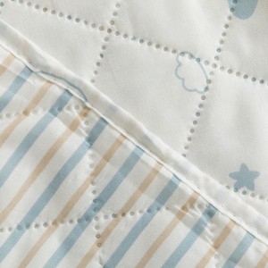 Copriletto bouti Bennet indaco 2