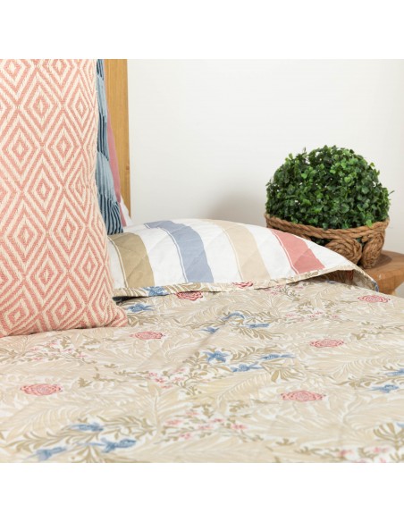 Copriletto bouti Soler beige