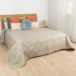 Copriletto bouti Mara beige sabbia