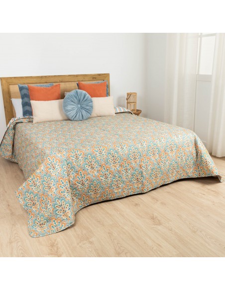 Copriletto bouti Mara beige sabbia