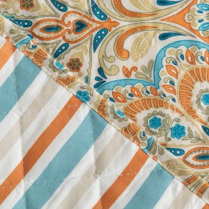 Copriletto bouti Mara beige sabbia 2