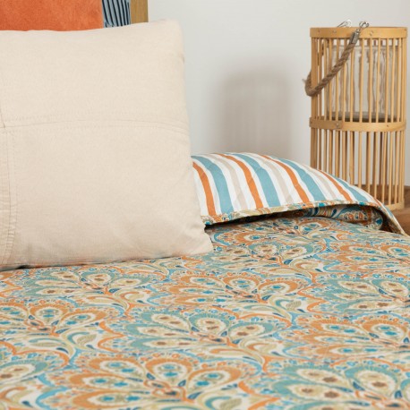 Copriletto bouti Mara beige sabbia