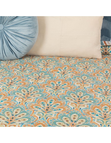 Copriletto bouti Mara beige sabbia