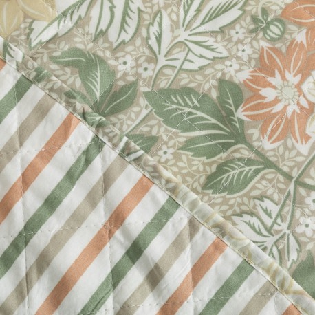 Copriletto bouti Clementina verde