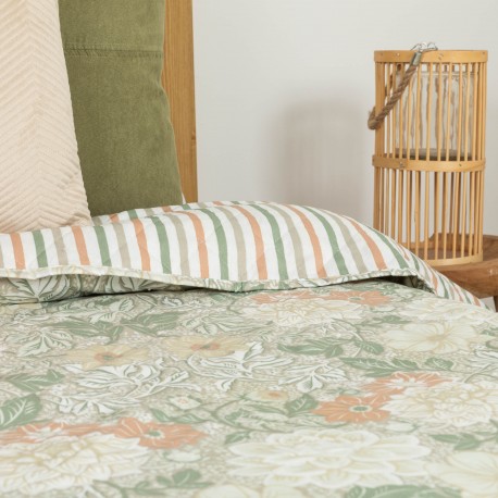 Copriletto bouti Clementina verde