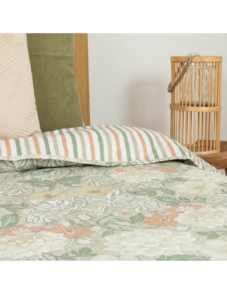 Copriletto bouti Clementina verde