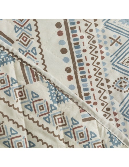 Copriletto bouti Iker indaco