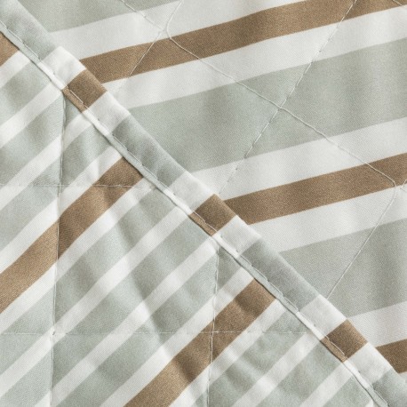 Copriletto bouti Siva beige sabbia