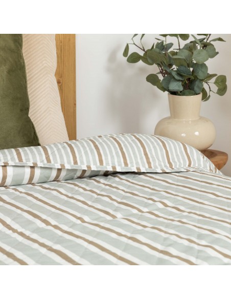 Copriletto bouti Siva beige sabbia