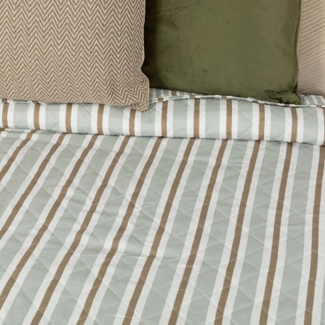 Copriletto bouti Siva beige sabbia