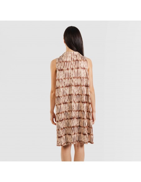 Vestito corto con colletto a bavero soft Lemonade marrone Vestito corto con colletto a bavero soft Lemonade marrone