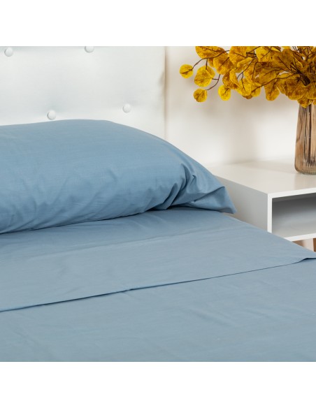 Set di lenzuola cotone tinta unita